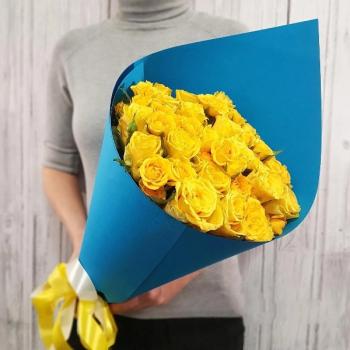 Букет Желтые розы код товара  253316